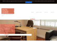 Tablet Screenshot of alquilerconsultasanitaria.com